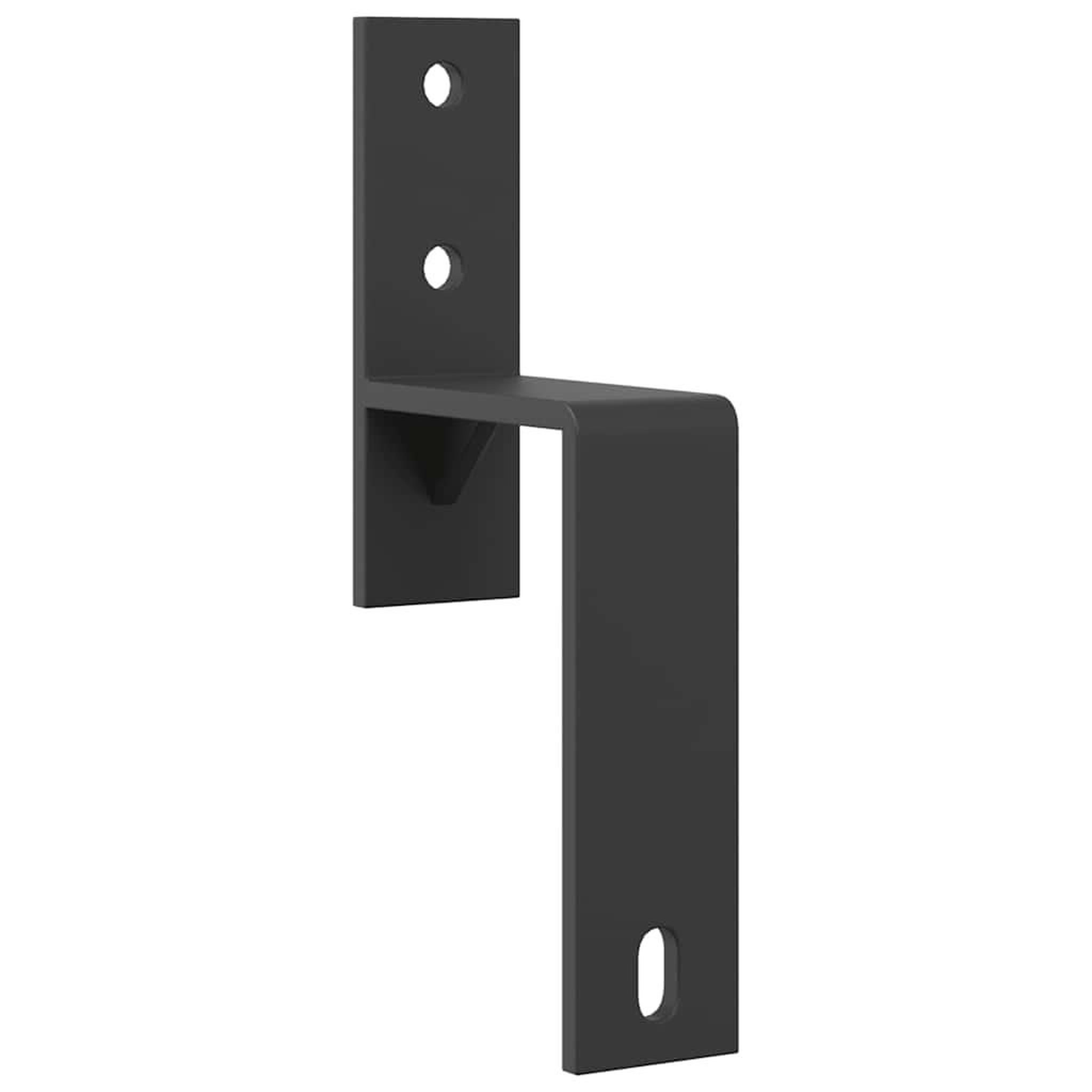 Voir la diapositive 5 : VIDAXL Supports de derivation pour portes de grange 5 pcs rails plats