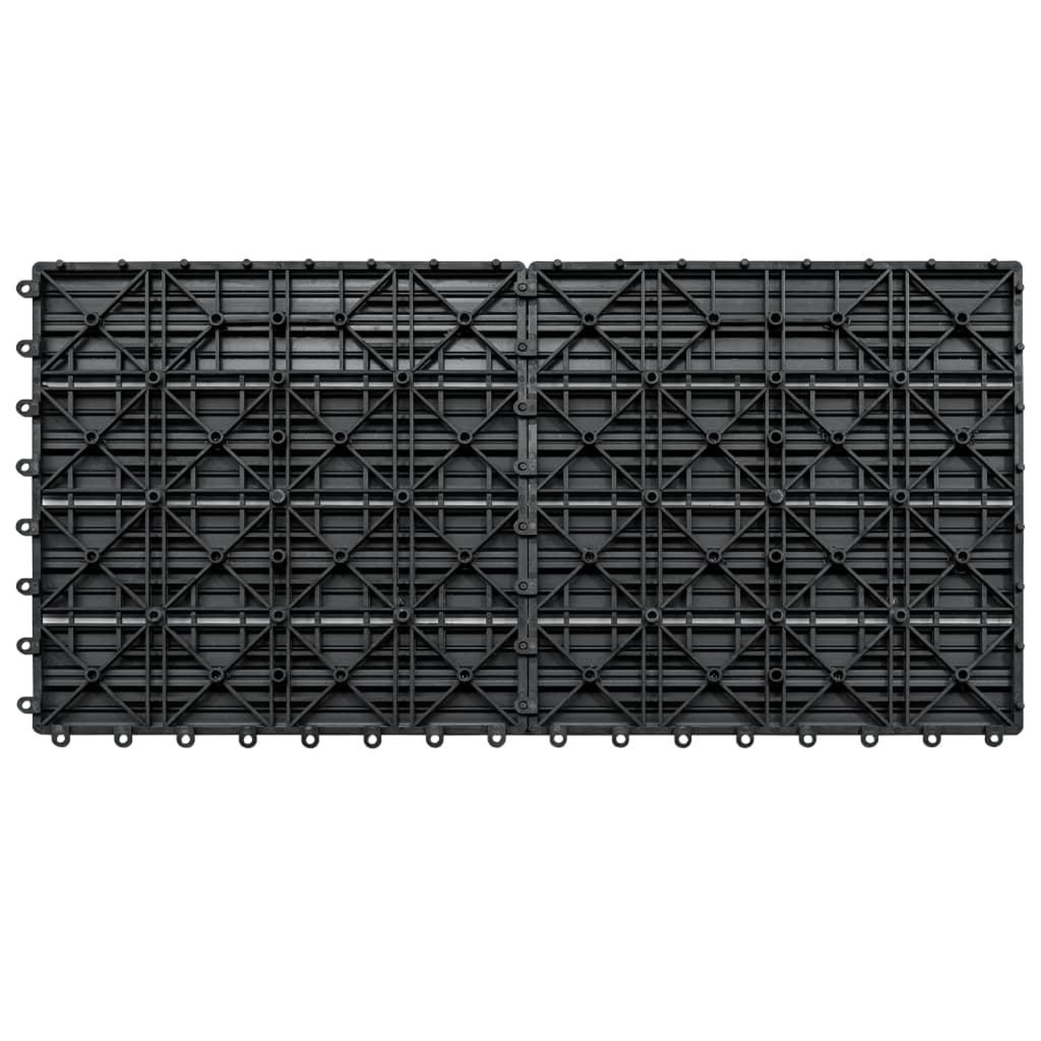 Voir la diapositive 5 : VIDAXL Dalles WPC 60x30 cm 6 pcs 1m^2 Gris