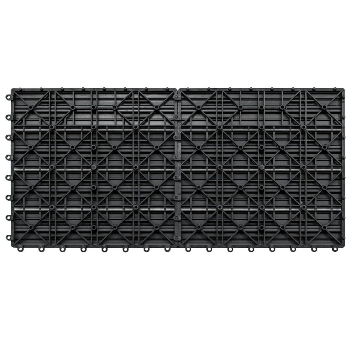 VIDAXL Dalles WPC 60x30 cm 6 pcs 1m^2 Gris