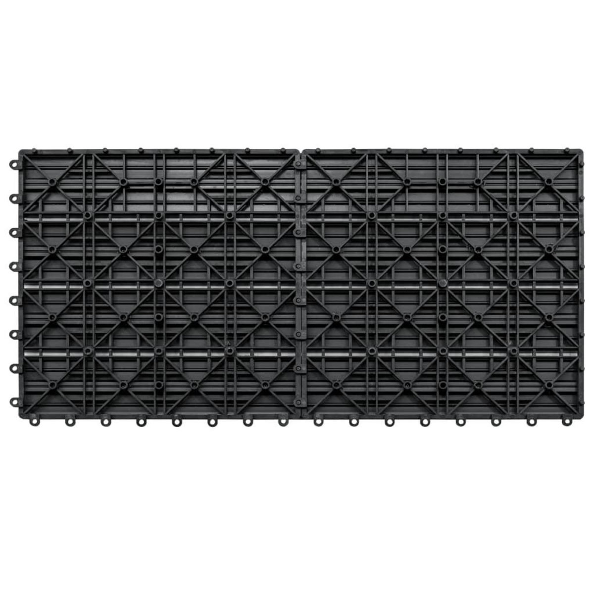 VIDAXL Dalles WPC 60x30 cm 6 pcs 1m^2 Gris