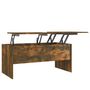 Voir la diapositive 2 : VIDAXL Table basse Chene fume 102x50,5x46,5 cm Bois d'ingenierie