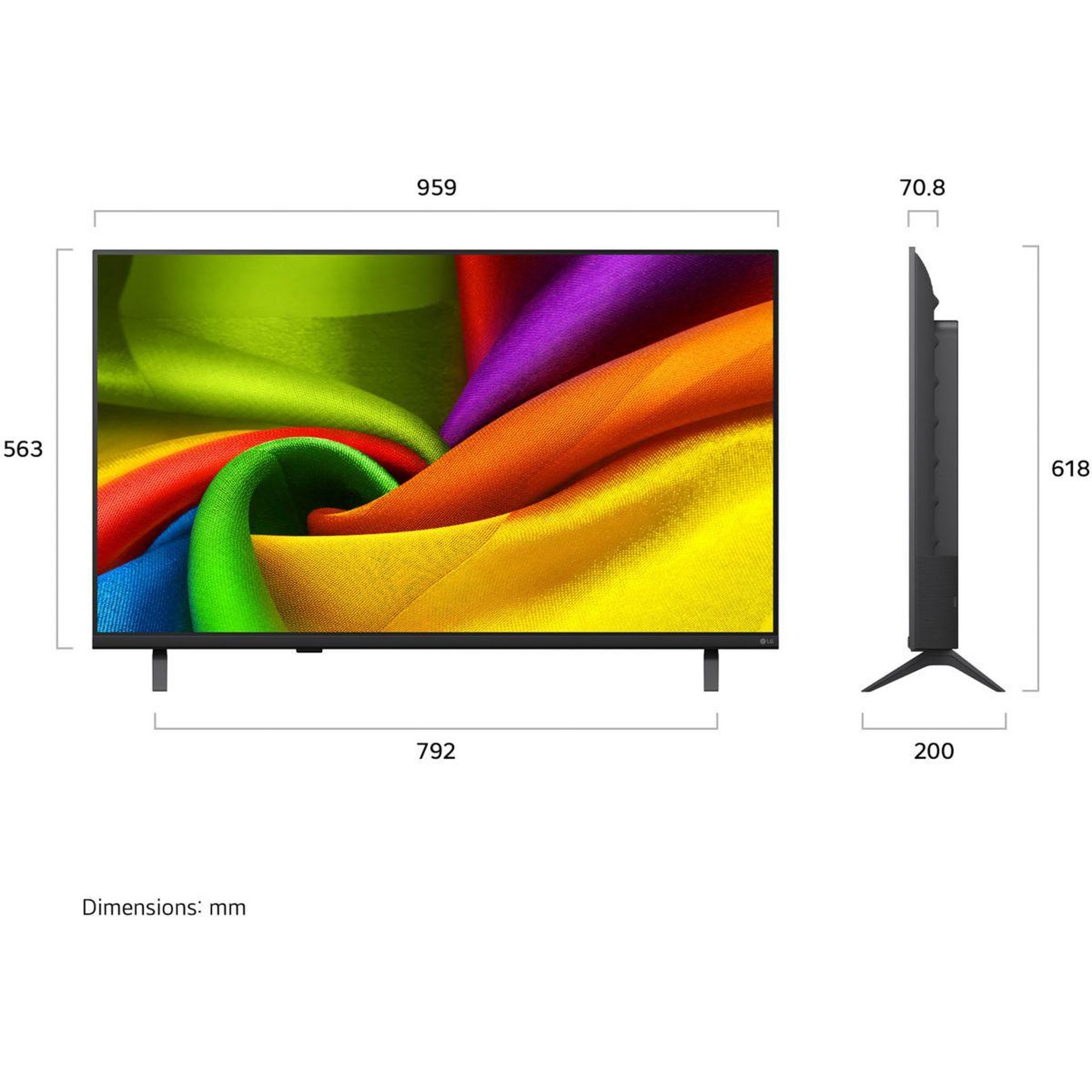 Voir la diapositive 2 : LG Tv led 43nu850b6 (2026) 43  (108 cm) 4k ultra hd - smart tv
