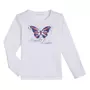 IN EXTENSO Tee-shirt manches longues papillon fille