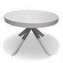Voir la diapositive 3 : Paris Prix Table Ronde Extensible  Zefane  110-260cm Blanc