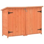VIDAXL Abri de stockage de jardin 128x42x91 cm Bois