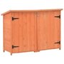 Voir la diapositive 1 : VIDAXL Abri de stockage de jardin 128x42x91 cm Bois