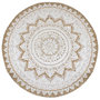 Voir la diapositive 1 : VIDAXL Tapis de sol Jute tressee imprimee 240 cm Rond