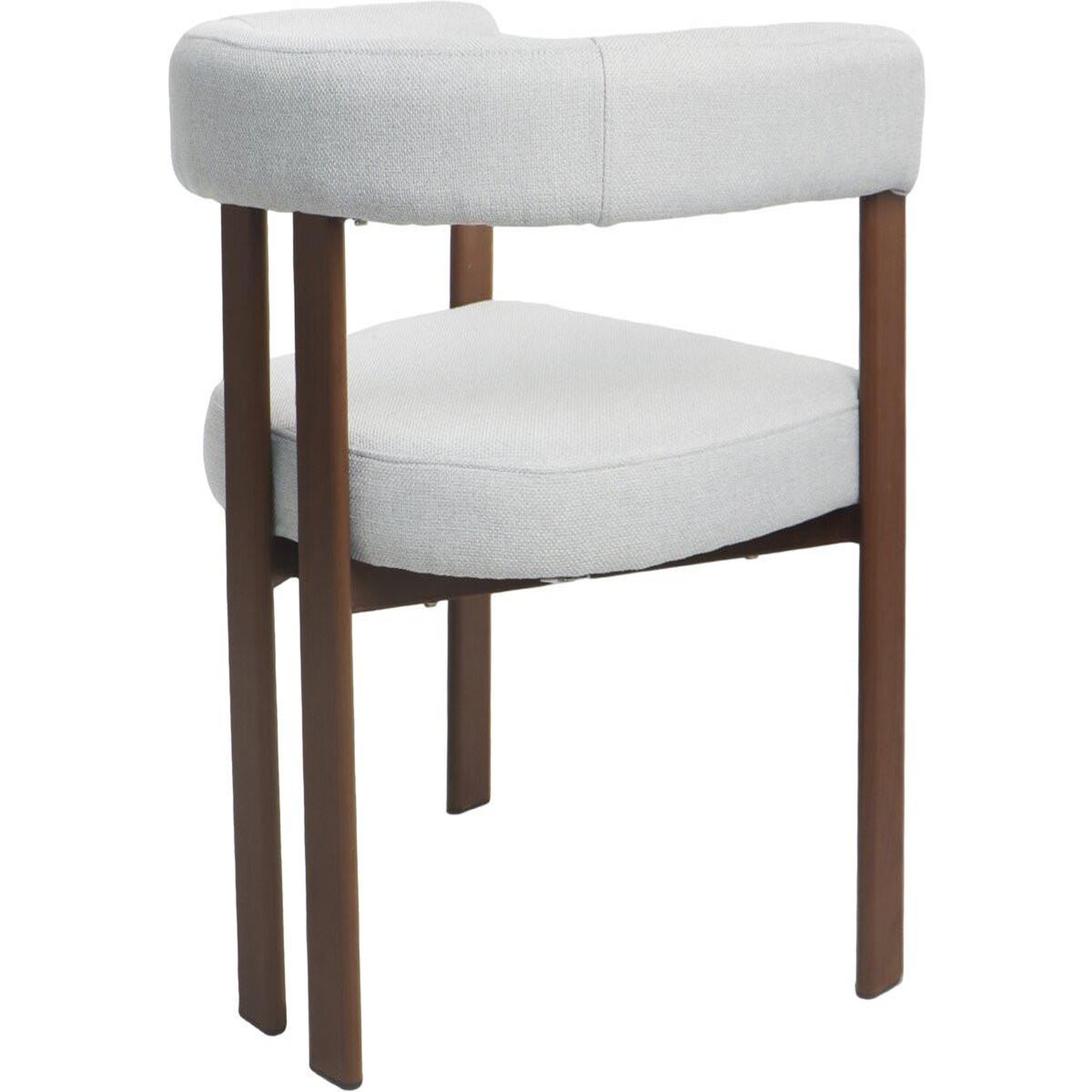 Voir la diapositive 6 : Habitat et Jardin Fauteuil de salle à manger imitation bois  neora  - gris clair