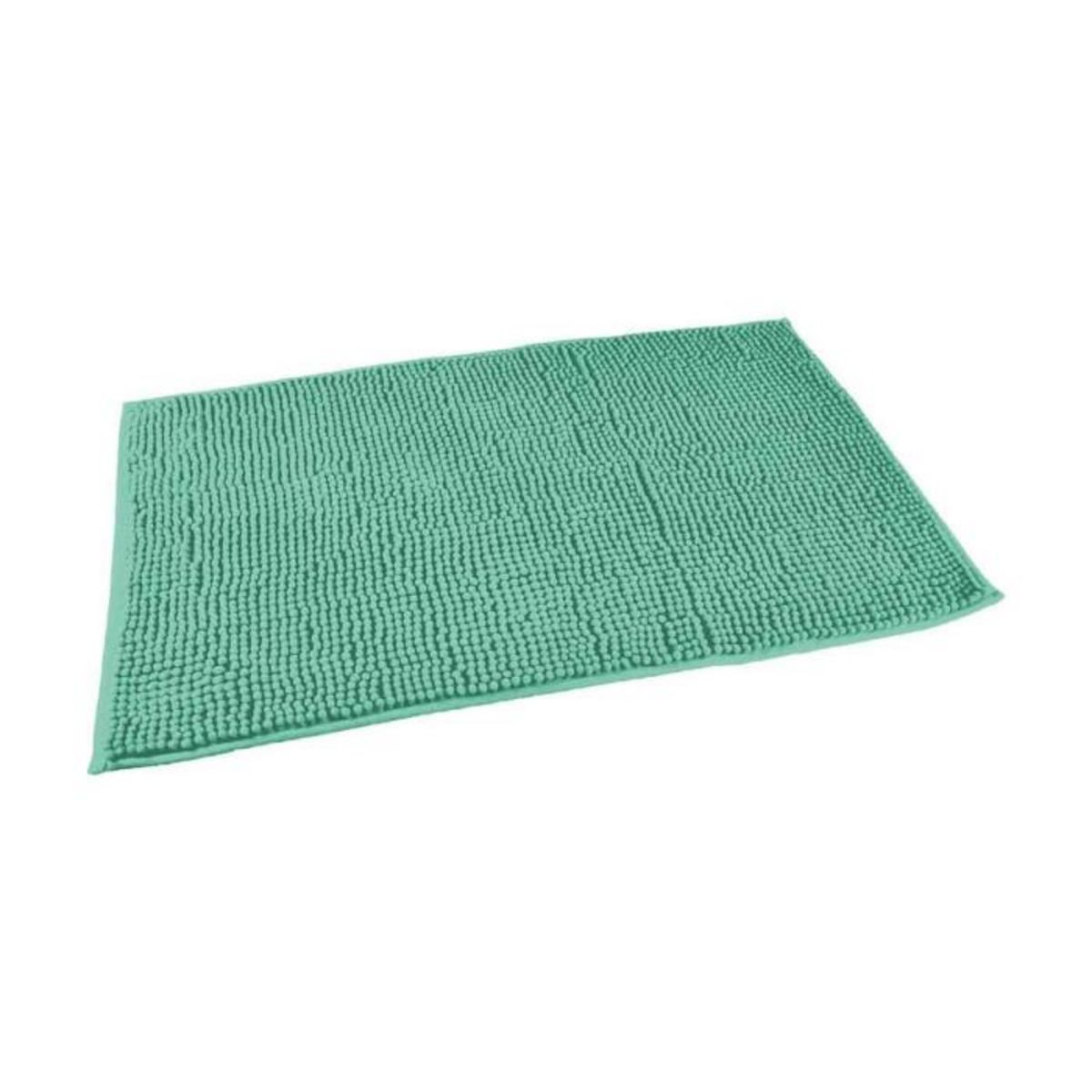 Paris Prix Tapis de Bain Microfibre  Sweety  45x75cm Tilleul