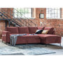 Voir la diapositive 3 : BEST MOBILIER Lilly - canapé d'angle droit - 5 places - convertible - en velours