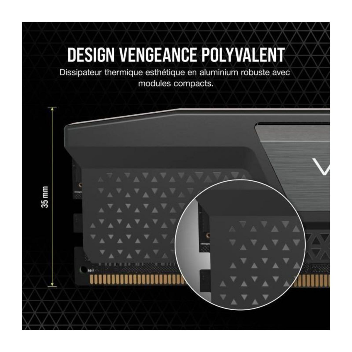 Corsair CORSAIR Vengeance 16GB 1x16GB - DDR5 5200MHz - CAS40 - Black (CMK16GX5M1B5200C40)