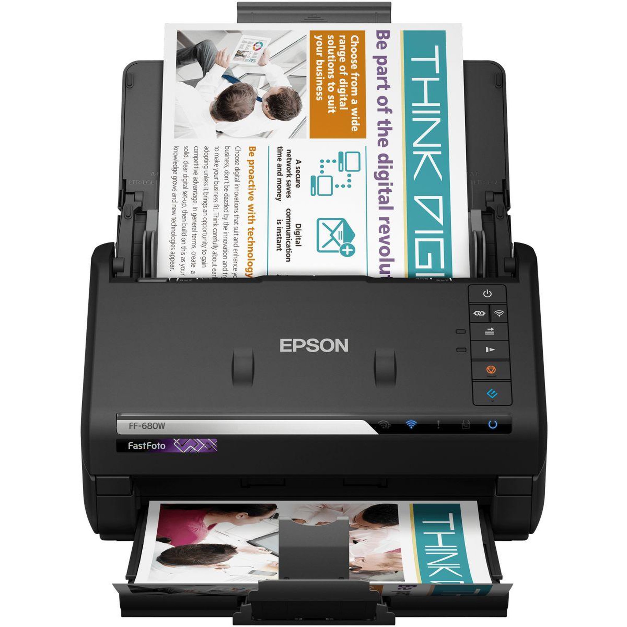 Voir la diapositive 2 : Epson Scanner à défilement FastFoto FF-680W