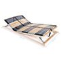 Voir la diapositive 6 : VIDAXL Sommier a lattes sans matelas avec 42 lattes 7 zones 140x200 cm