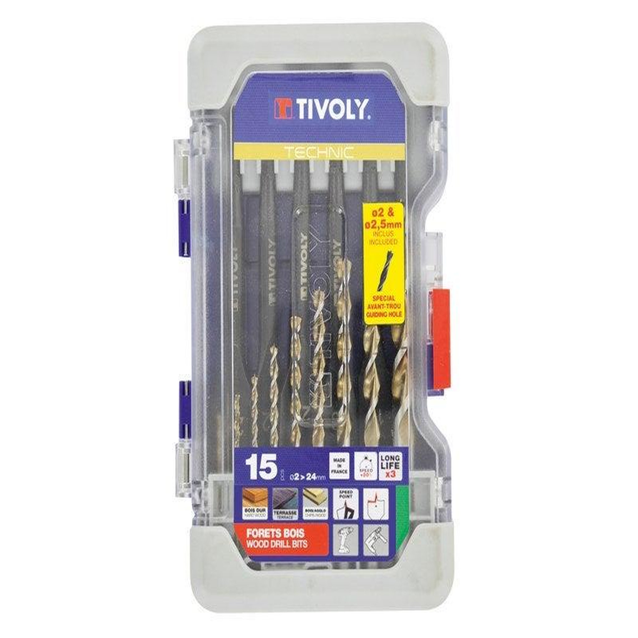 TIVOLY Coffret ranger 15 forets bois tivoly 10802470002
