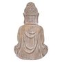 Voir la diapositive 3 : ATMOSPHERA Statuette Déco Bouddha  Effet Bois  45cm Lin