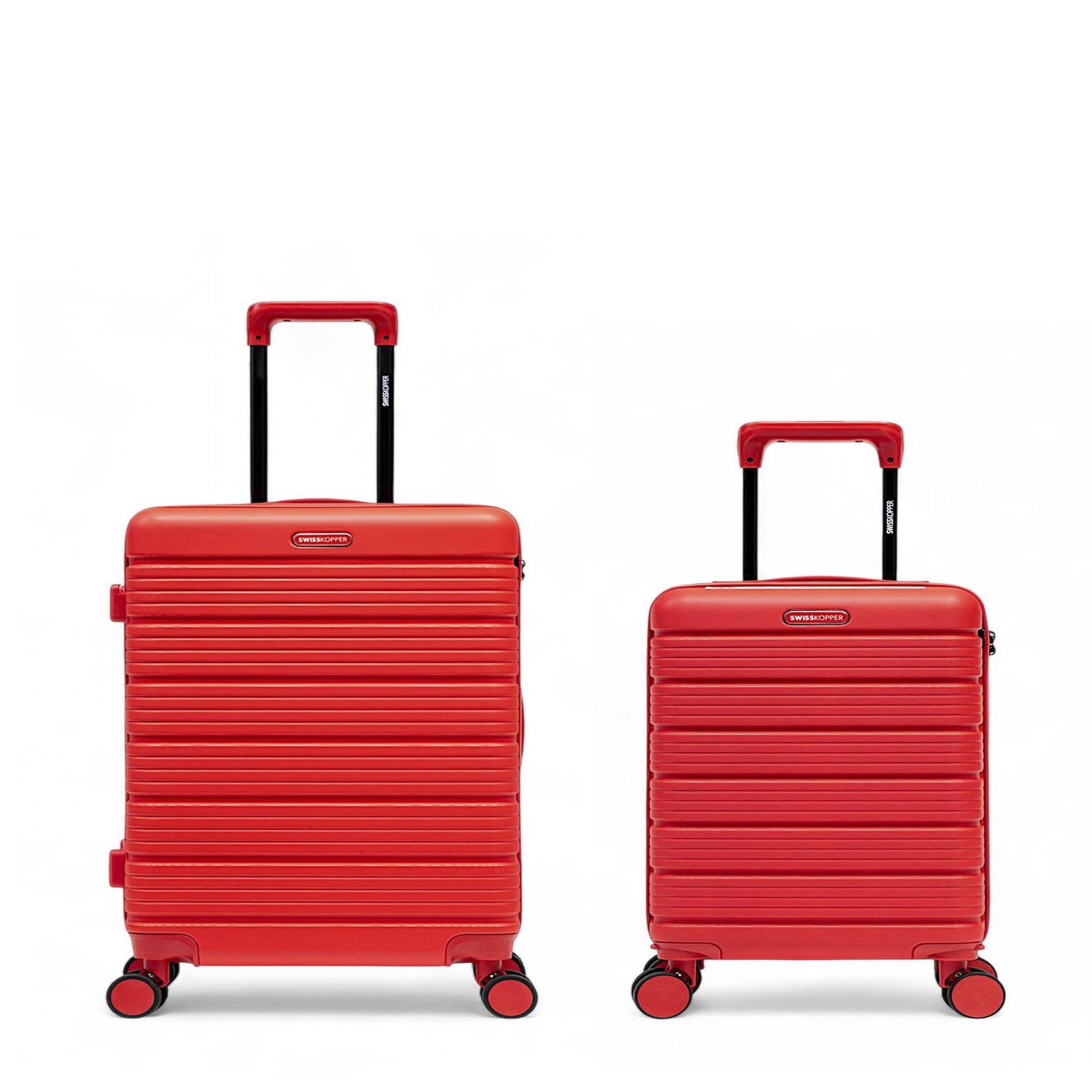 SWISS KOPPER Lot de 2 Valises Rigides Taille Moyenne et Cabine XS LUGANO