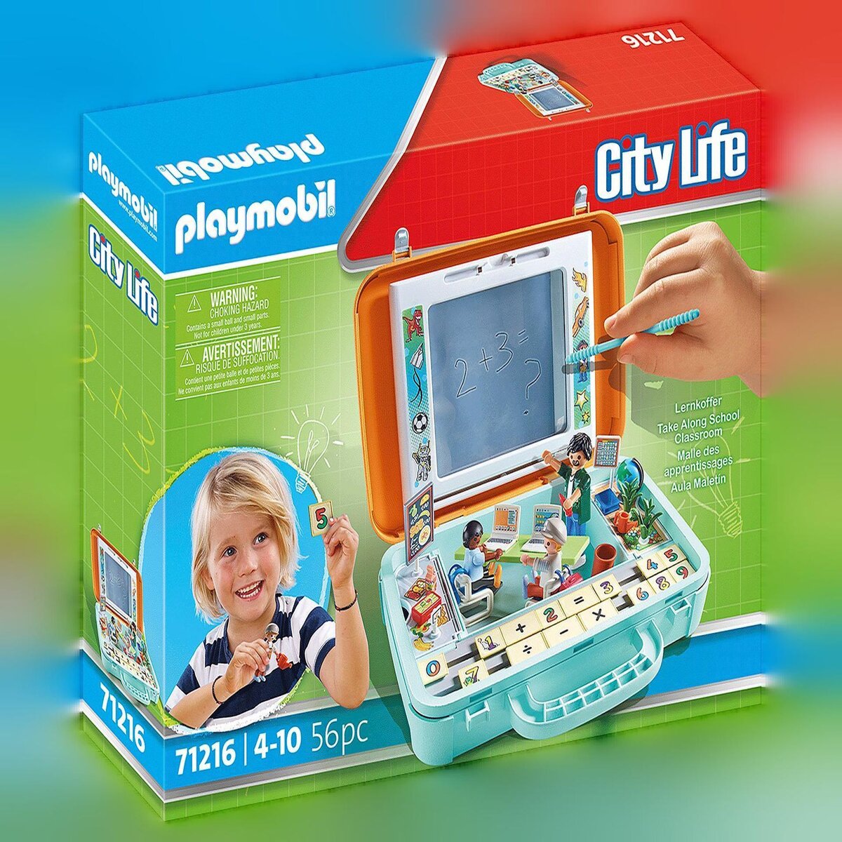 PLAYMOBIL Jeu éducatif Playmobil Lernkoffer 71216 multicolore
