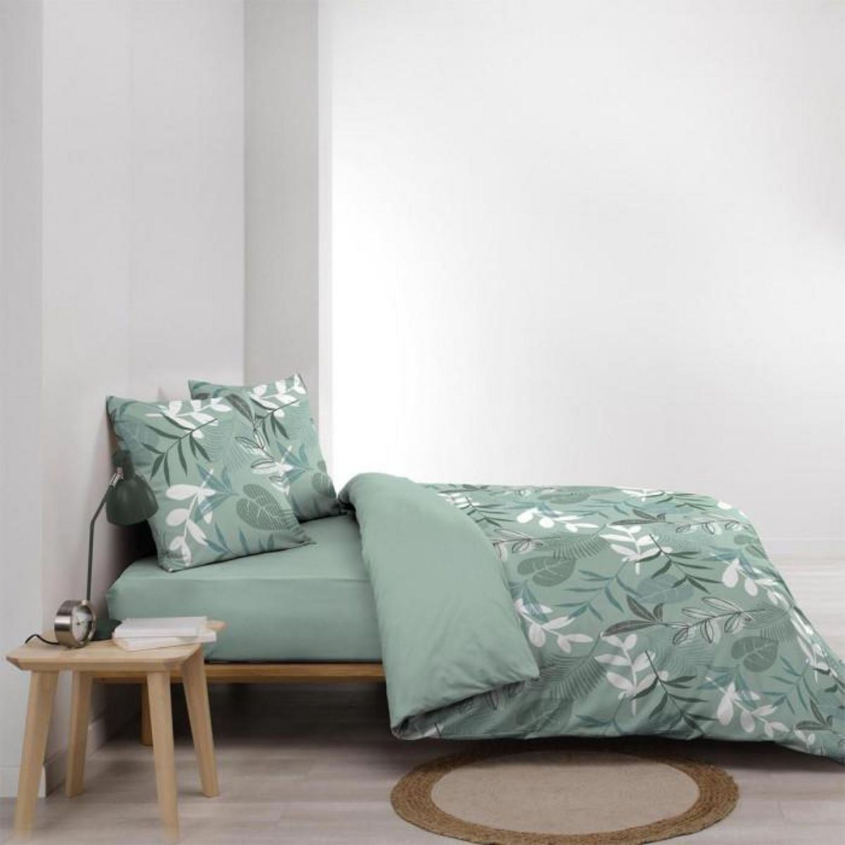 Paris Prix Parure de Lit 3 Pièces  Kimberly  240x220cm Sauge