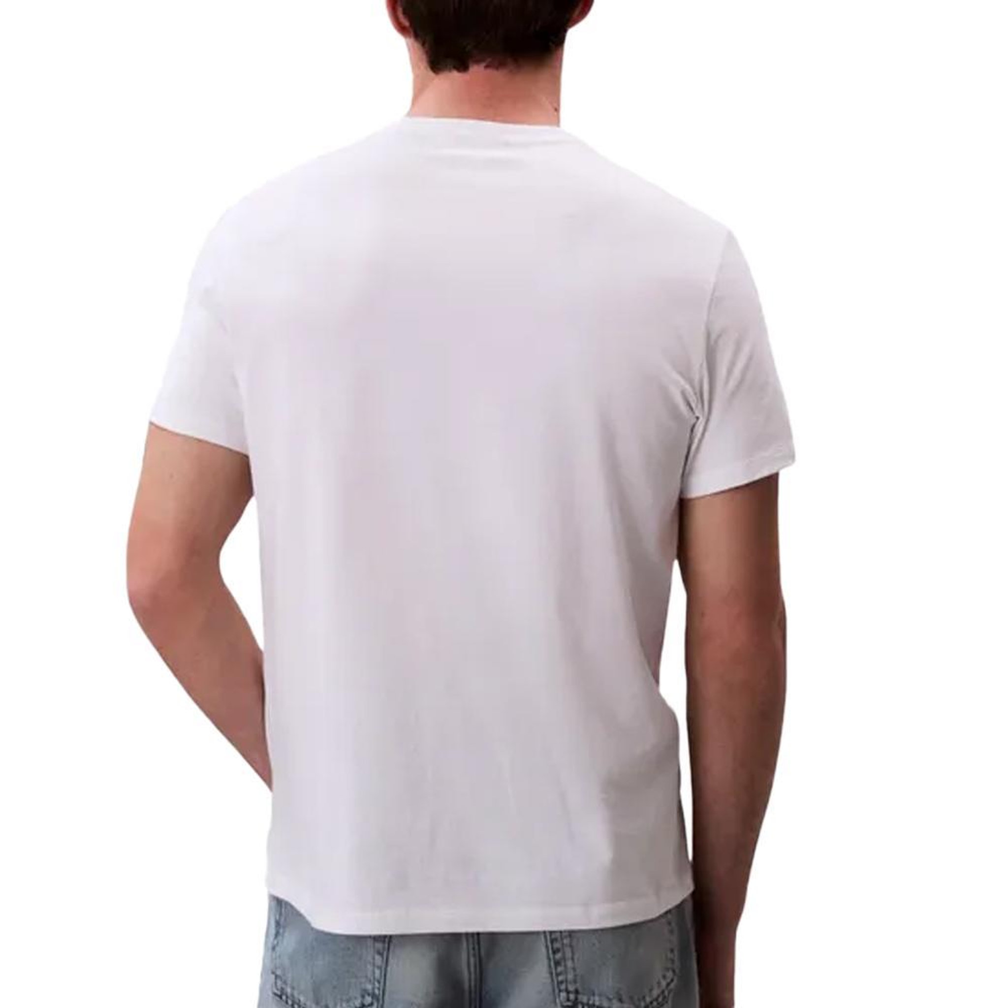 Voir la diapositive 2 : CALVIN KLEIN JEANS T Shirt  Homme Calvin Klein Jeans Badge 30s Jersey bright