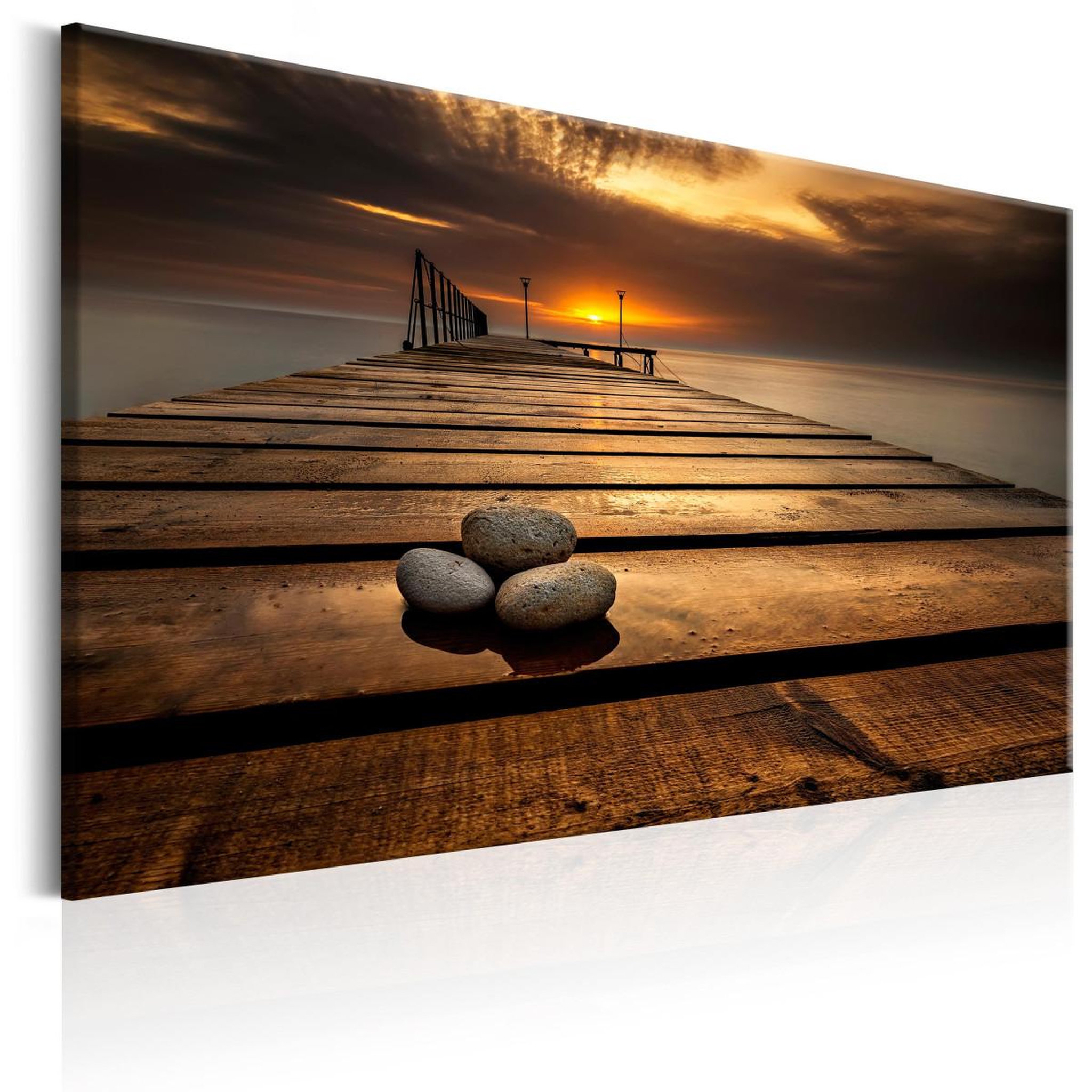 Paris Prix Tableau imprimé  peaceful place. Coloris disponibles : Multicolore