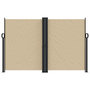 Voir la diapositive 3 : VIDAXL Auvent lateral retractable beige 160x1000 cm