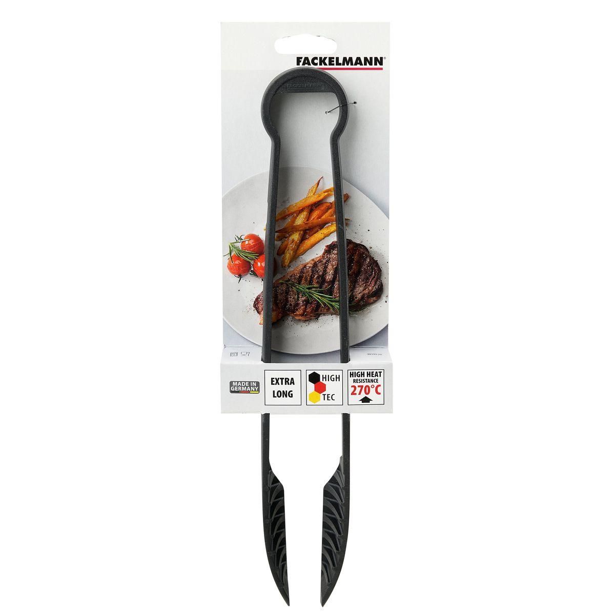 Fackelmann Pince à barbecue multifonction en plastique 32,5 cm Fackelmann Barbecue
