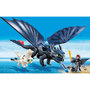 Voir la diapositive 3 : PLAYMOBIL 70037 - Dragons - Krokmou et Harold avec bébé dragon