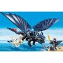 PLAYMOBIL 70037 - Dragons - Krokmou et Harold avec bébé dragon