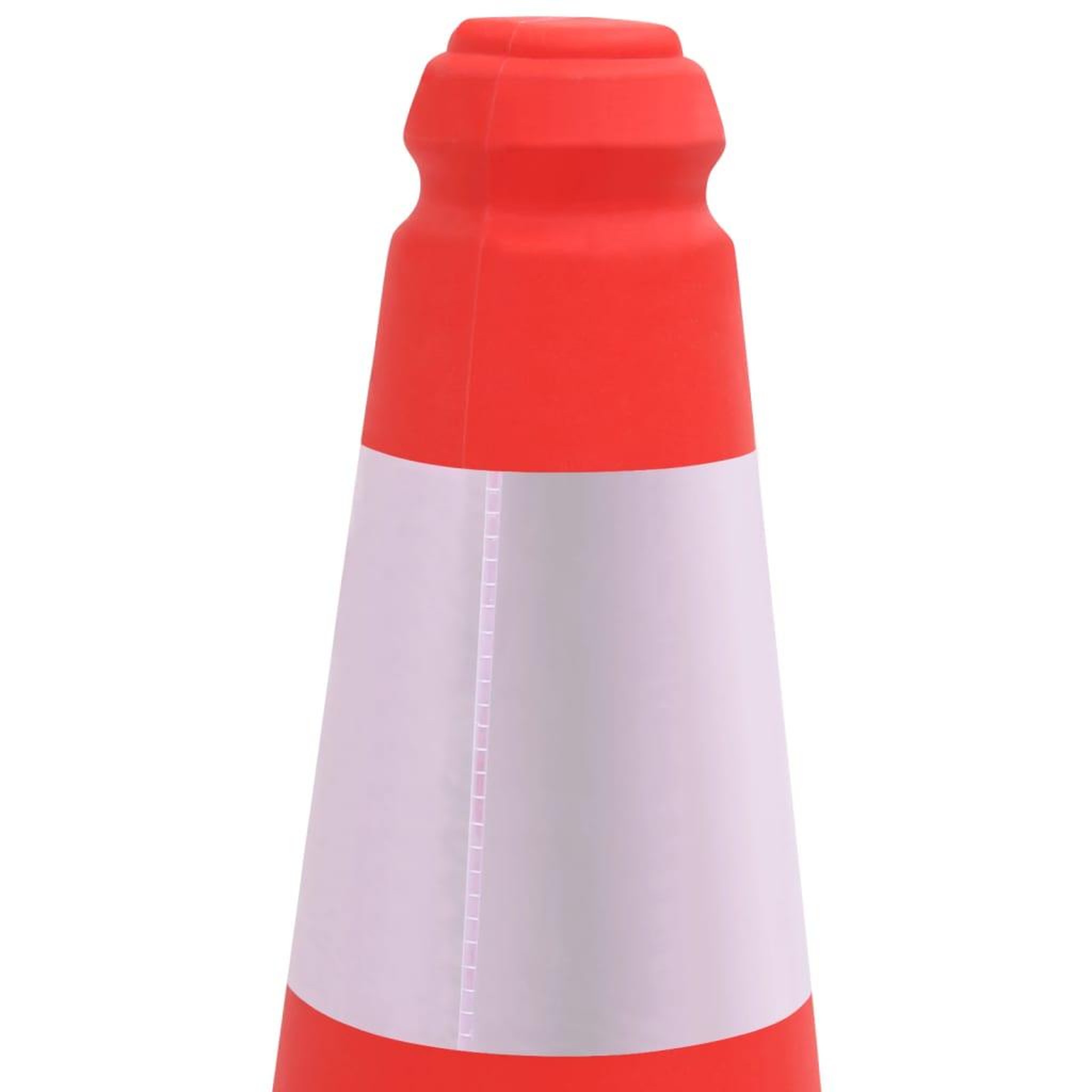Voir la diapositive 5 : VIDAXL Cones de signalisation reflechissants a base lourde 4 pcs 50 cm
