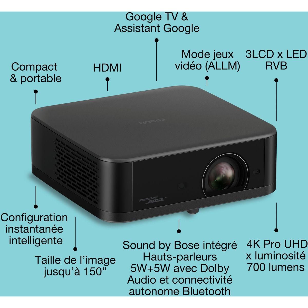 Epson Vidéoprojecteur portable EF-62B 2025