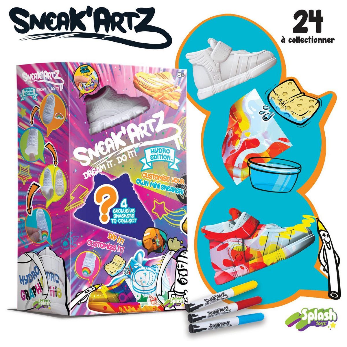 SPLASH TOYS Peinture - Sneak'Artz coffret Deluxe