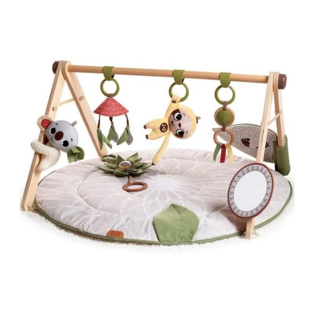 TINY LOVE TINY LOVE Tapis d'Éveil Boho Chic, Tapis de Jeu pour Bébé, Arche de Jouets en Bois - Des la Naissance