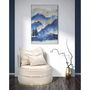 Voir la diapositive 5 : Paris Prix Toile Imprimée Déco  Mountain Tree  80x120cm Bleu