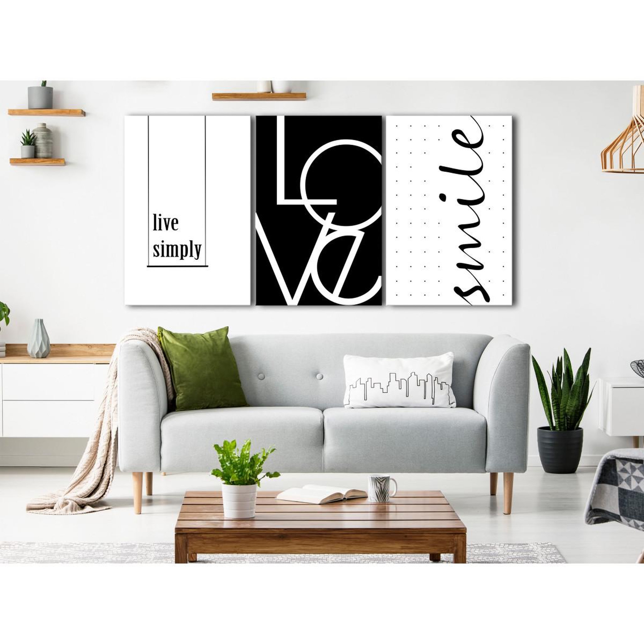 Voir la diapositive 2 : Paris Prix Tableau imprimé  a bit of motivation 3 panneaux  60x120cm