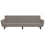 Voir la diapositive 5 : VIDAXL Canape-lit a 2 places gris clair velours