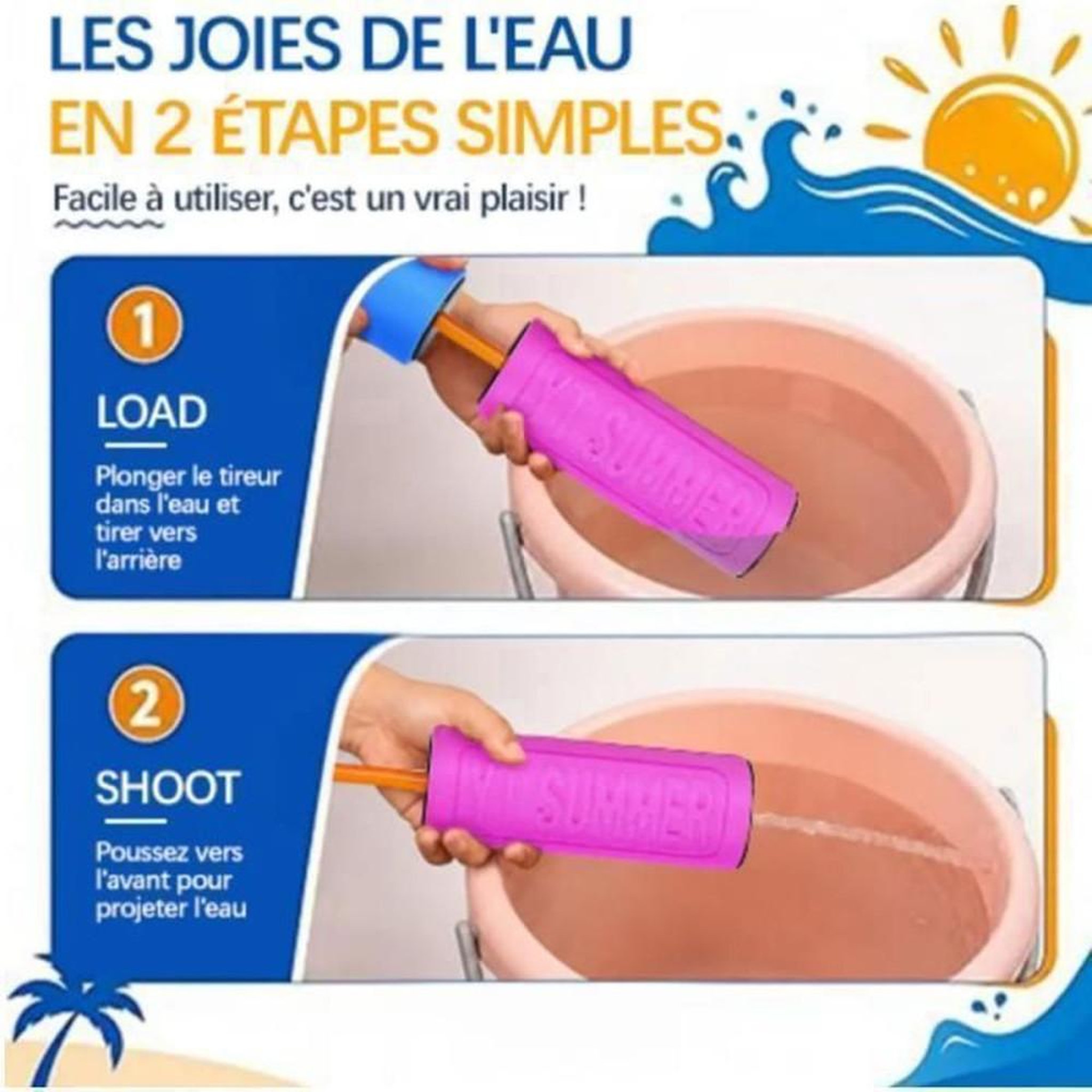 Voir la diapositive 4 : Lot de 18 pistolets à eau en mousse, jeux d'extérieur 4 à 6 m, 3 à 8 ans, couleur bleu vert jaune rose, environ 16 cm