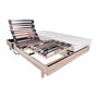 Voir la diapositive 2 : WEBED Ensemble relaxation matelas + sommiers électriques 2x80x200cm - Mousse - Ferme - EQUINOXE Fabrication française