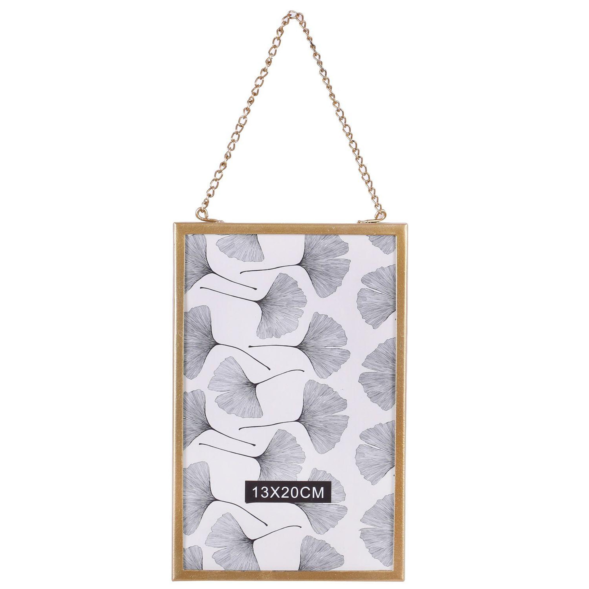 DIVERS Cadre photo à suspendre design Gold Home MM - Doré