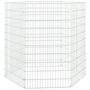 Voir la diapositive 2 : VIDAXL Enclos d'animaux en liberte 6 panneaux 54x100 cm fer galvanise