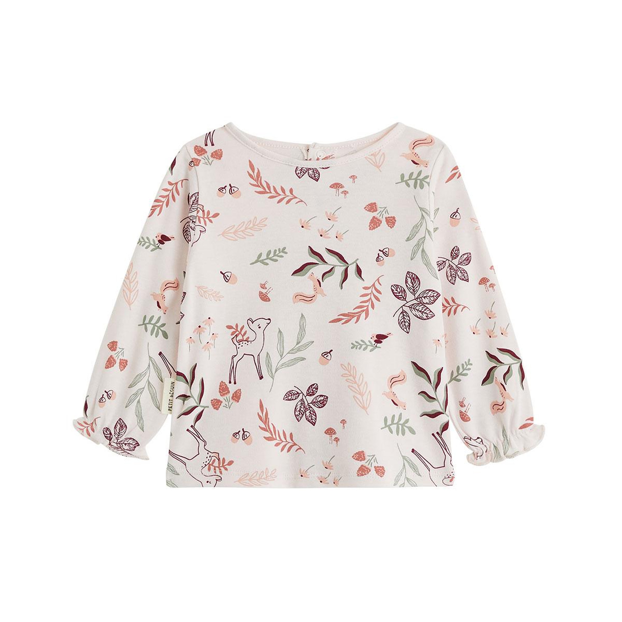 Voir la diapositive 6 : Petit Béguin Ensemble robe bébé en velours côtelé, t-shirt et collant evie