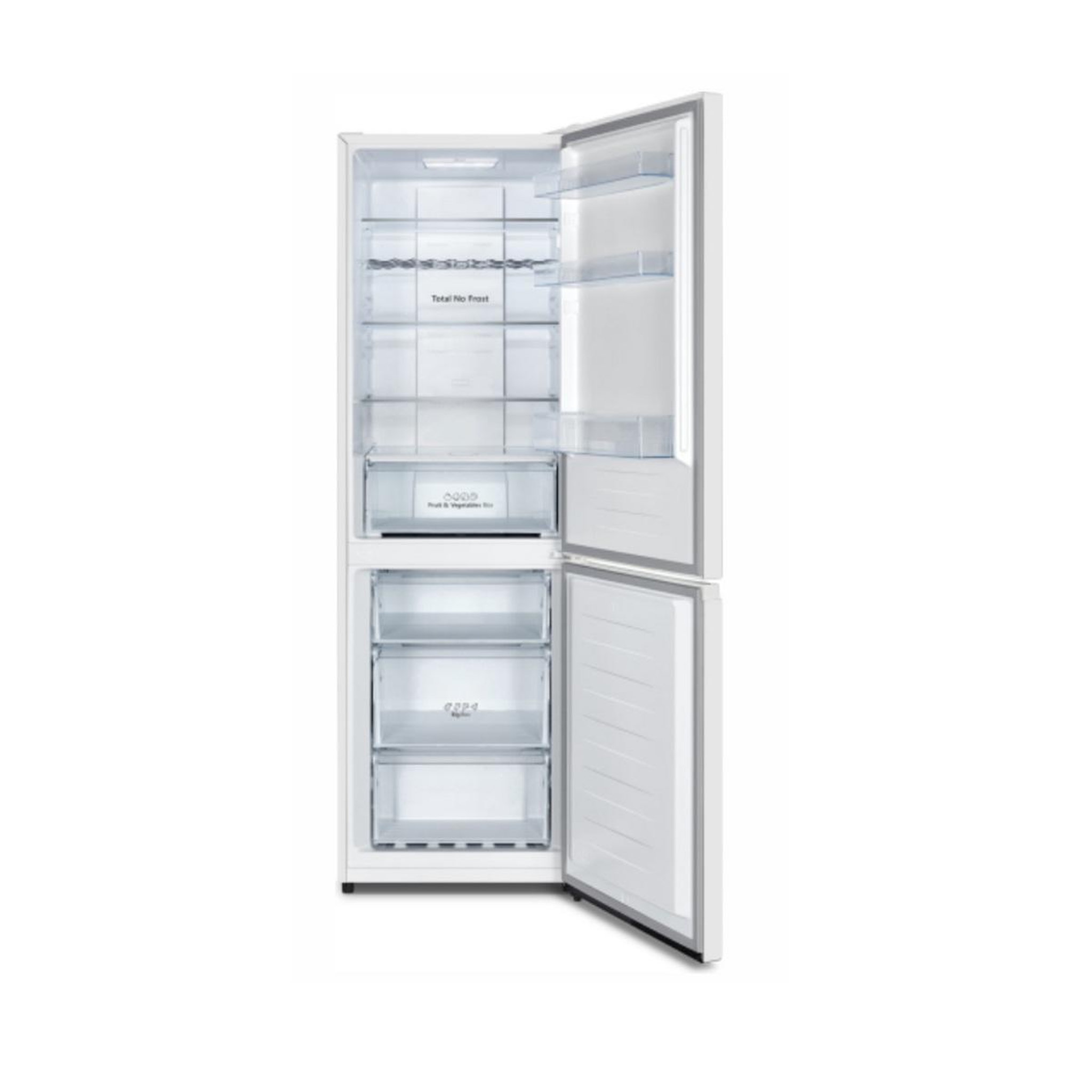 Voir la diapositive 6 : Hisense Réfrigérateur combiné 60cm 304l blanc - fcn300awe1
