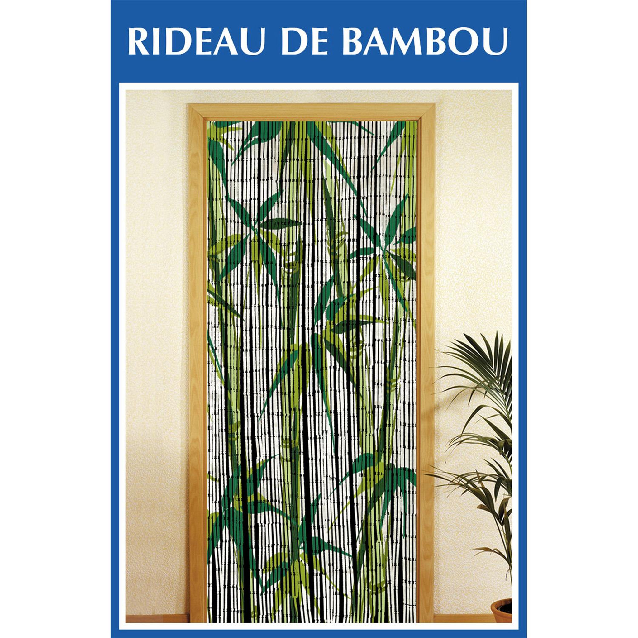 Voir la diapositive 2 : Wenko Rideau de porte - 90 x 200 cm. - bambou