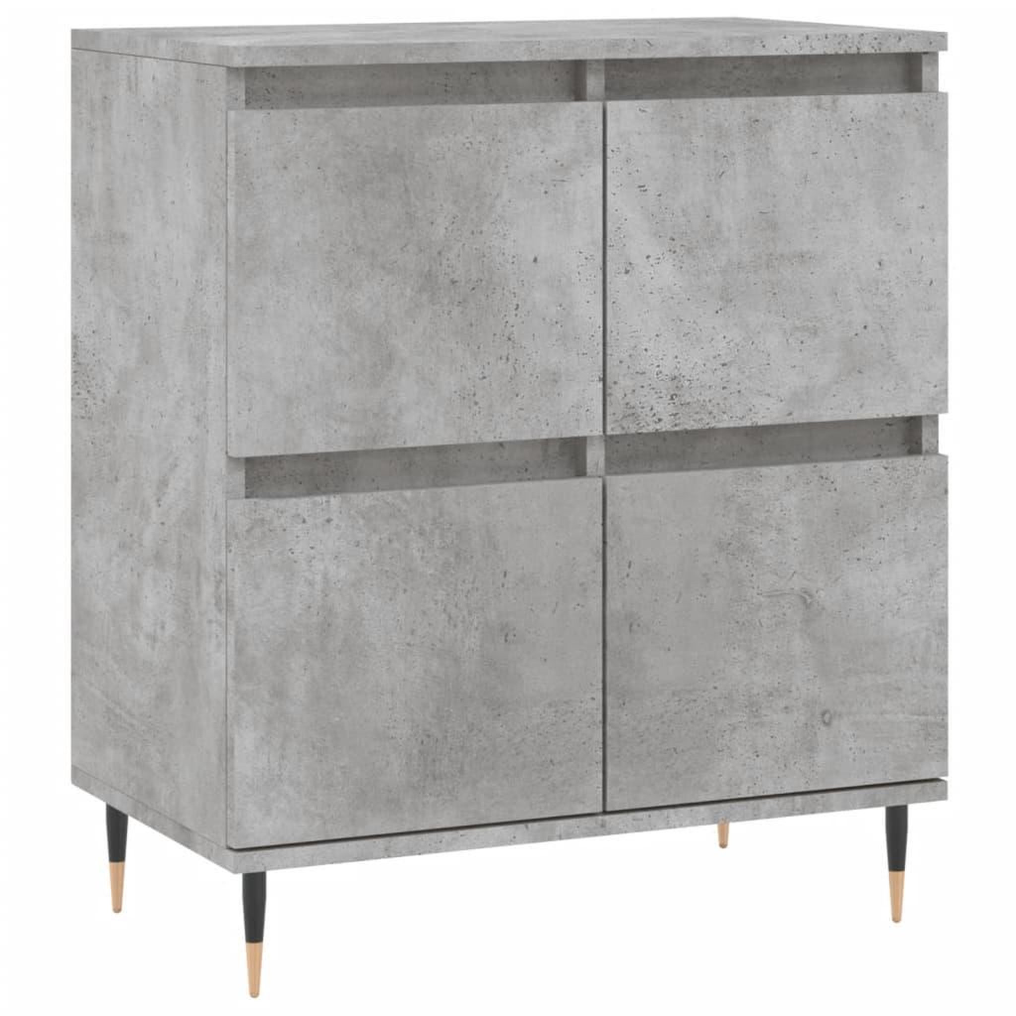 Voir la diapositive 2 : VIDAXL Buffet Gris beton 60x35x70 cm Bois d'ingenierie