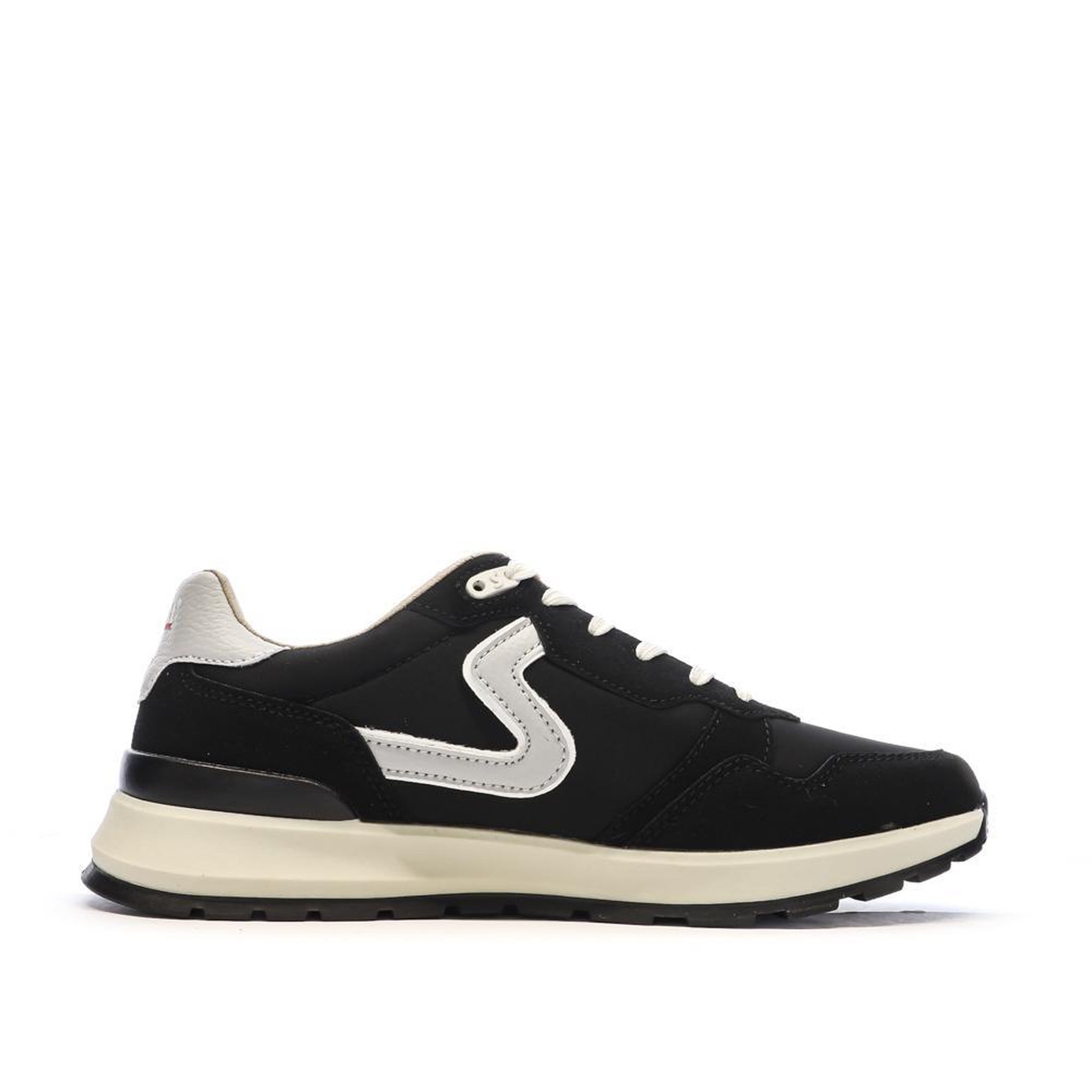 Voir la diapositive 2 : Schott Baskets Noires/Blanches Homme Schott Dorian