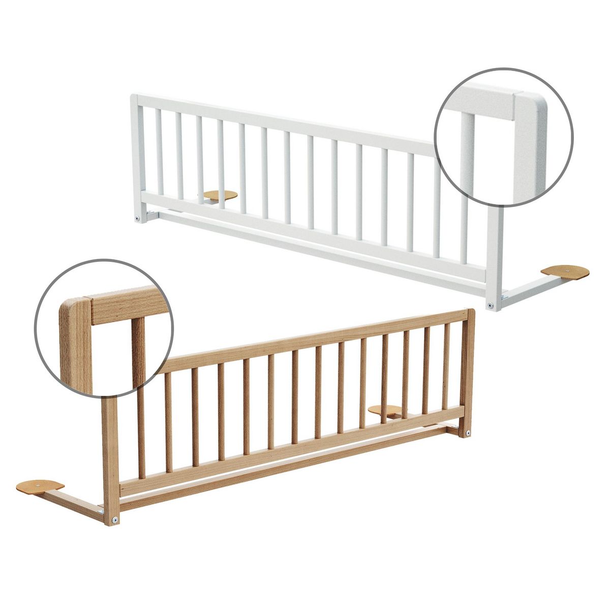 AT4 Barrière de lit enfant ESSENTIEL en bois