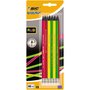 BIC 12 crayons graphite Evolution Fluo