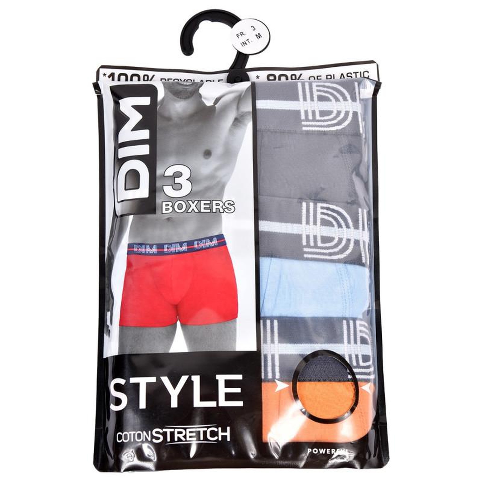 Voir la diapositive 4 : DIM Boxer DIM Lot de 3