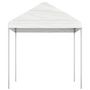 Voir la diapositive 2 : VIDAXL Belvedere avec toit blanc 2,28x2,23x2,69 m polyethylene