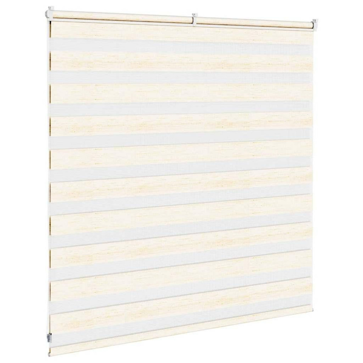 VIDAXL Store zebre beige marbre largeur du tissu 135,9 cm polyester