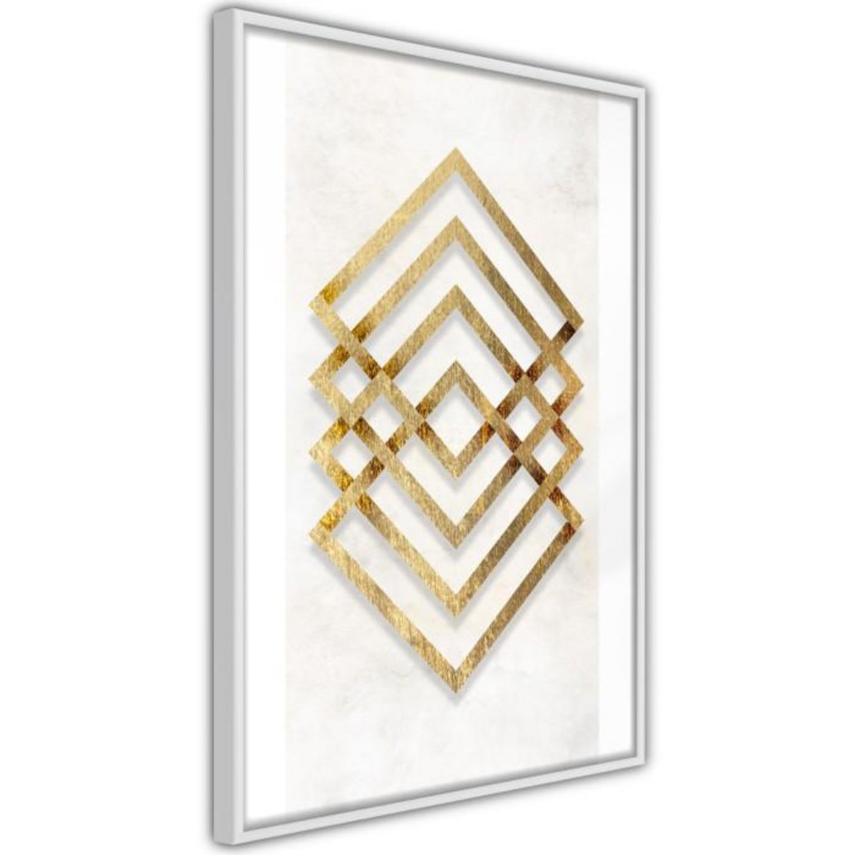 Paris Prix Affiche Murale Encadrée  Golden Inlay